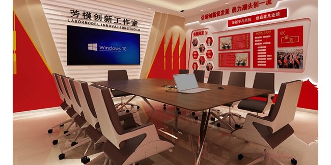 企業(yè)公司文化墻設計，千帆設計來幫你